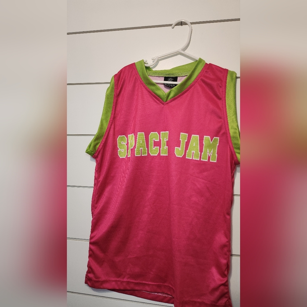 Pink And Green Basketball Jersey